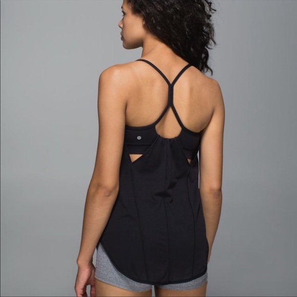 Size 2 lululemon roll out tank black - Picture 2 of 12